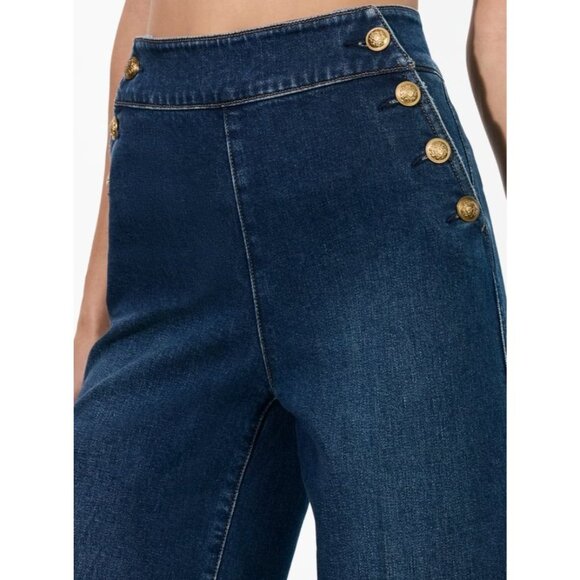 Alice + Olivia Narin Love Train Jeans 26 - Picture 4 of 15